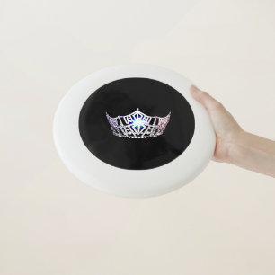 Miss America Silver Crown Custom Frisbee