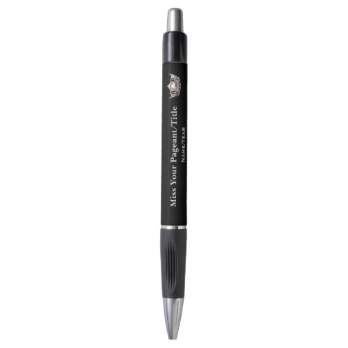 Miss America Silver Crown Custom Ink Pen