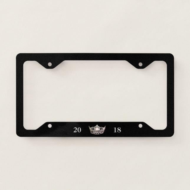 Miss America Silver Crown Date License Frame (Front)