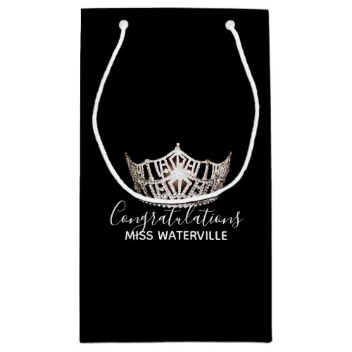 Miss America Silver Crown Gift Bag_Small Small Gift Bag