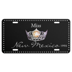 Miss America Silver Crown License Plate