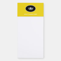 Miss America Silver Crown Magnetic Note Pad