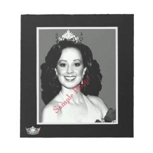 Miss America Silver Crown Pageant Autograph Sheets Notepad