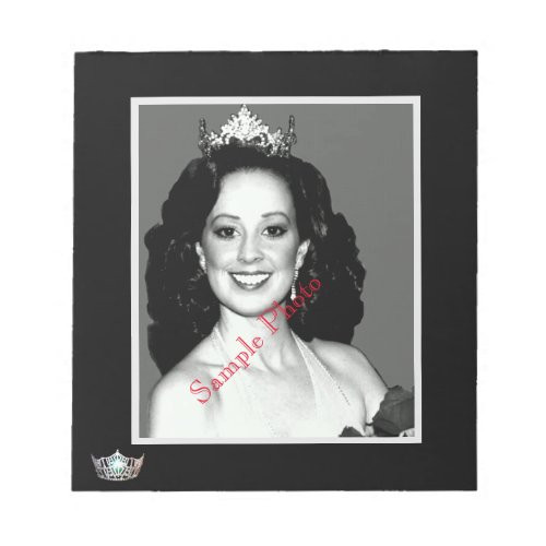 Miss America Silver Crown Pageant Autograph Sheets Notepad