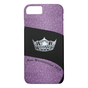 Miss America Silver Crown Phone Cases-Custom iPhone 8/7 Case