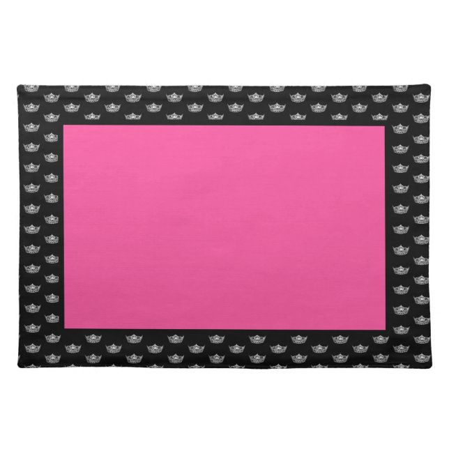 Miss America Silver Crown Placemat (Front)