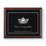 Miss America Silver Crown Plaque