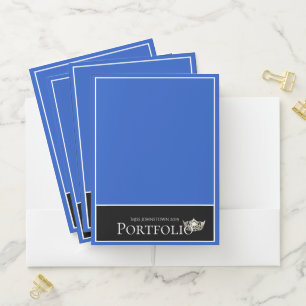 Miss America Silver Crown Pocket Folder