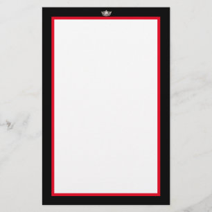 Miss America Silver Crown Stationery Paper