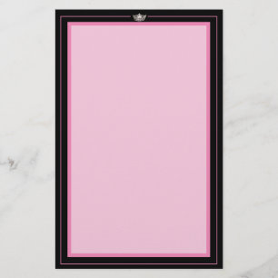 Miss America Silver Crown Stationery Paper