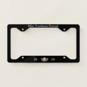 Miss America Silver Crown Title/Date License Frame