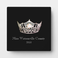 Miss America Silver Crown Titleholder Plaque