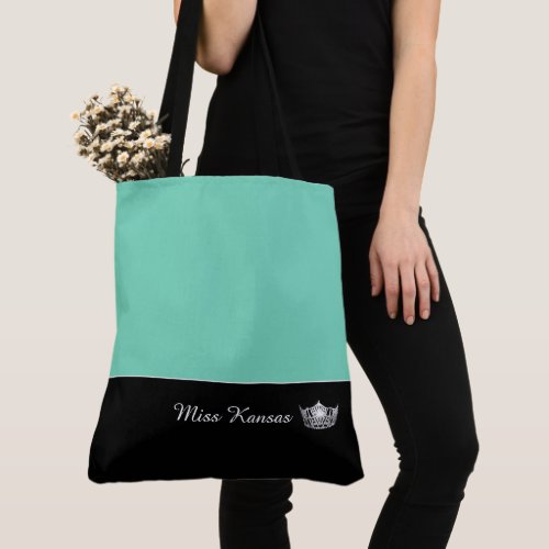 Miss America Silver Crown Tote Bag_Large