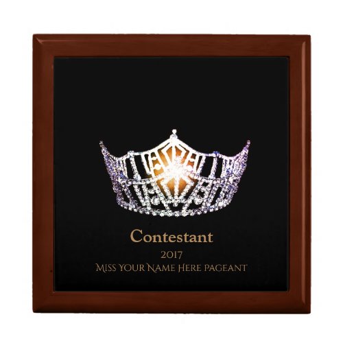 Miss America SLVR Crown Contestant Jewerly Box