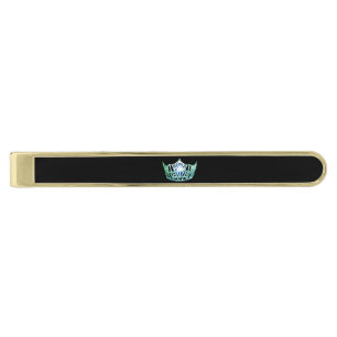 Miss America Spearmint Green Crown Classic Tie Bar