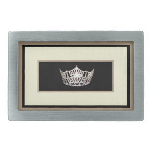 Miss America style Belt Buckle