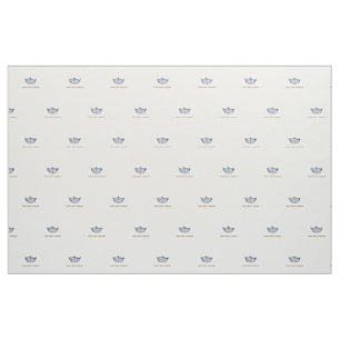 Miss America style Blue Crown Custom Fabric