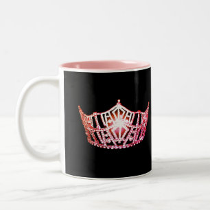 Miss America style Coral Crown  Mug