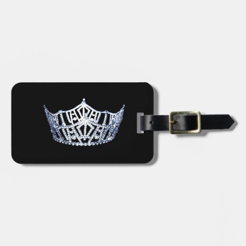 Miss America style Crown Luggage Tag