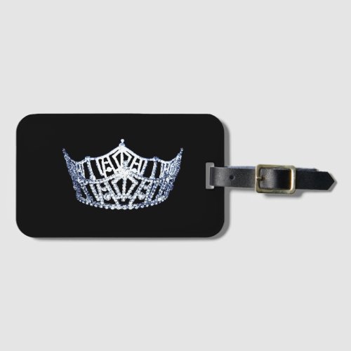 Miss America style Crown Luggage Tag