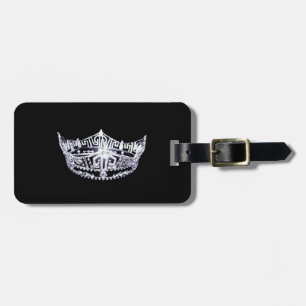 Miss America style Crown Luggage Tag