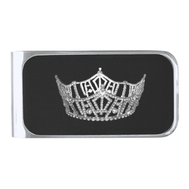 Miss America Style Crown Money Clip (Front)