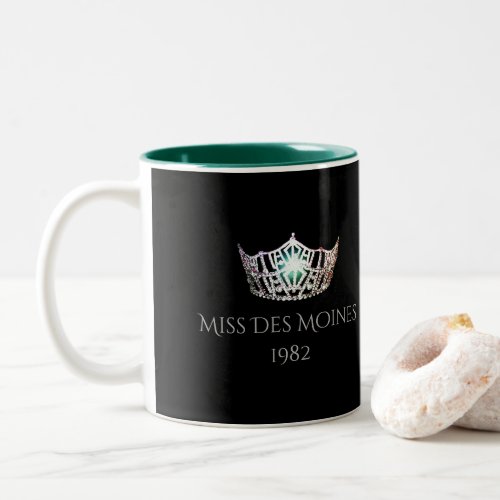 Miss America style Custom Name Silver Crown  Mug