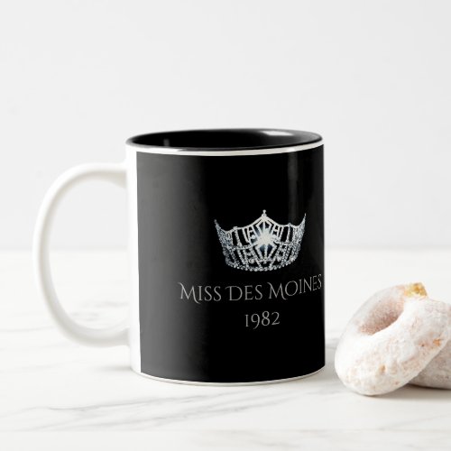 Miss America style Custom Name Silver Crown  Mug