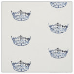 Miss America style Large Crown Pattern Fabric