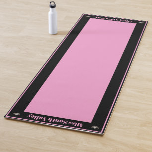 Miss America style Pageant Crown Custom Yoga Mat