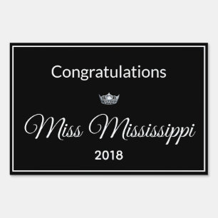 Miss America style Pageant Home Of Yard Sign-Large Sign
