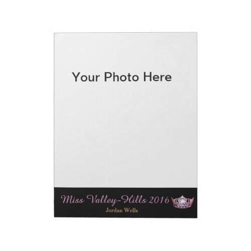 Miss America style Pageant Photo Autograph Pad