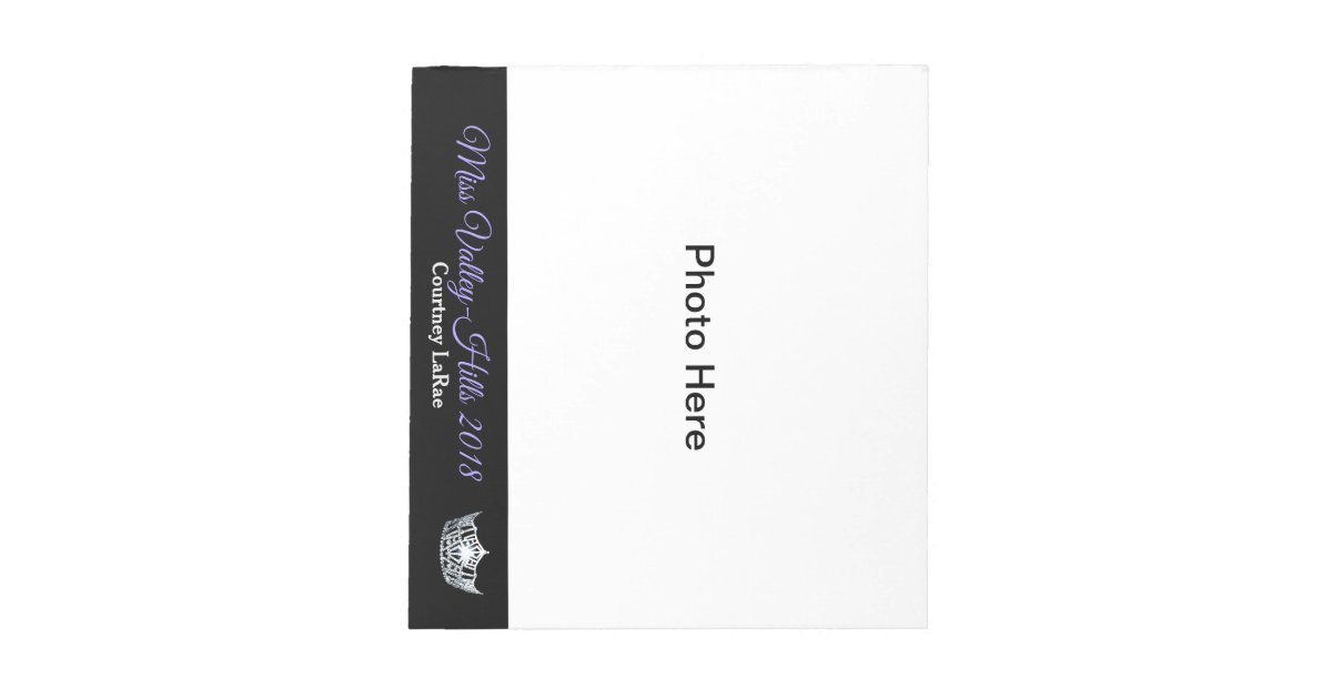 Miss America Style Pageant Photo Autograph Pad Zazzle Com