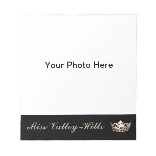 Miss America style Pageant Photo Autograph Pad