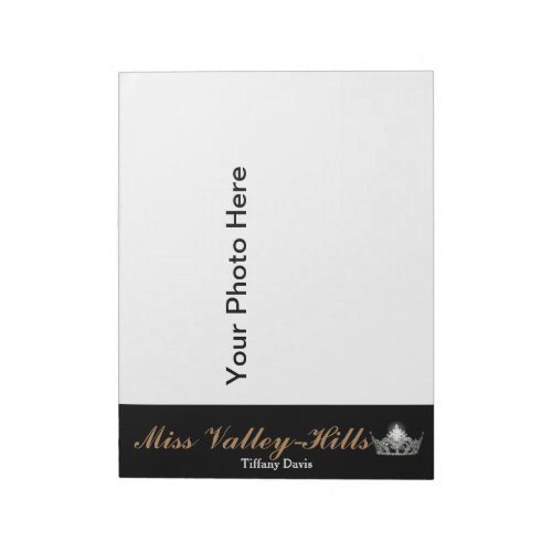Miss America style Pageant Photo Autograph Pad