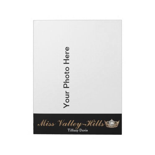 Miss America style Pageant Photo Autograph Pad