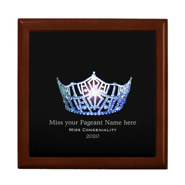 Miss America style Special Awards Trinket Box (Front)