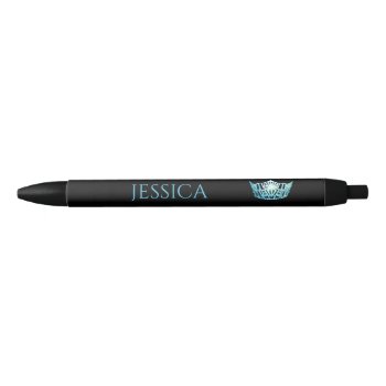 Miss America Turquoise Crown Custom Ink Pen by photographybydebbie at Zazzle
