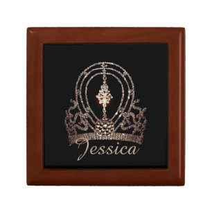 Miss America Universe Jewelry Box Custom Name