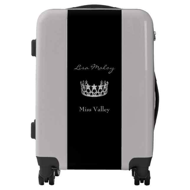 Miss America USA Custom Crown UGO Luggage (Front)