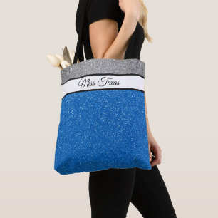 Miss America USA Pageant Faux Glitter Tote Bag