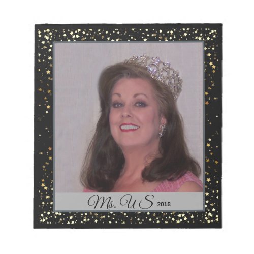 Miss America USA Rodeo Autograph Pad_Stardust Notepad