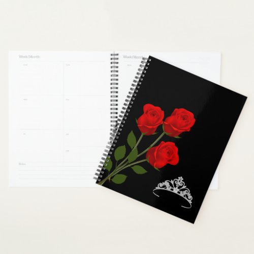 Miss America USA Rodeo Crown  Red Roses Planner