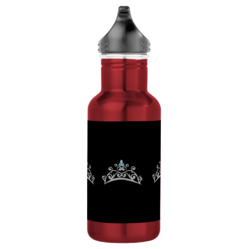 Miss America USA Silver Crown Pexagon Water Bottle