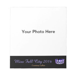 Miss America USA style Pageant Photo Autograph Pad