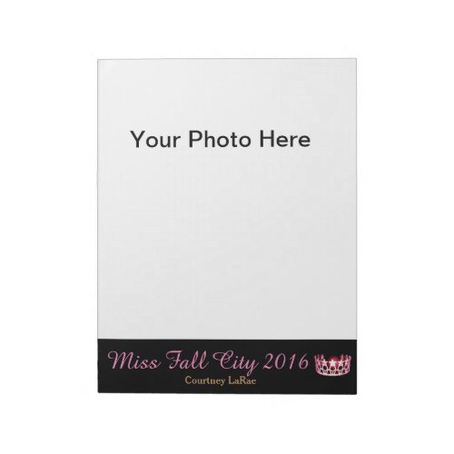 Miss America USA style Pageant Photo Autograph Pad