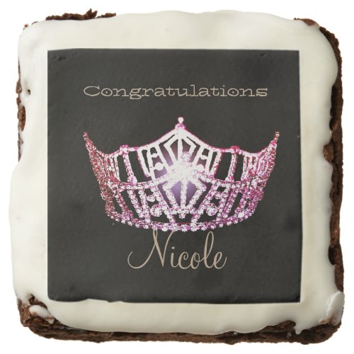 Miss America Veronicas Brownie Treats_Pink Crown