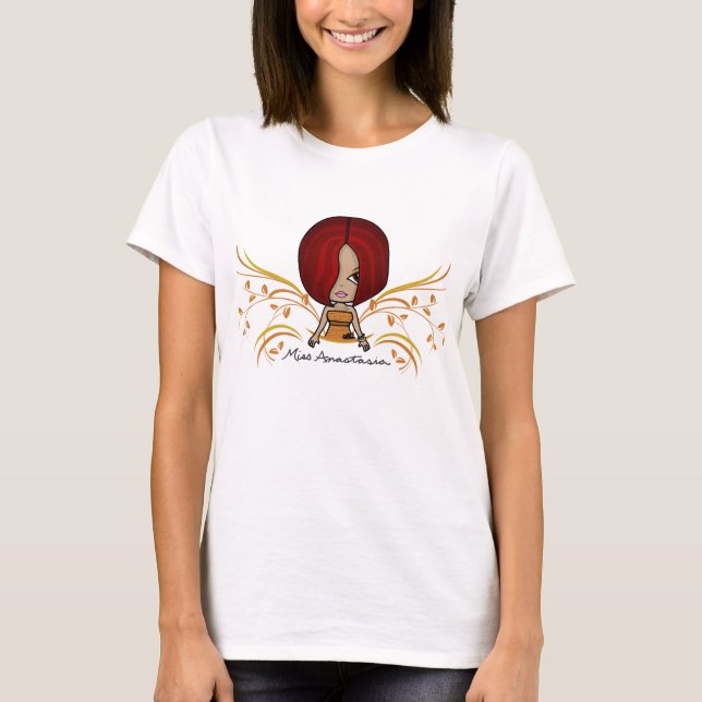 "Miss Anastasia" Baby Doll T-Shirt (Front)