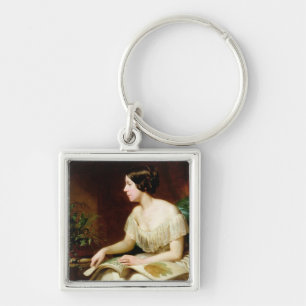 Miss Anne Pratt, the famous botanist Keychain