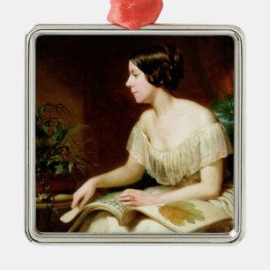 Miss Anne Pratt, the famous botanist Metal Ornament